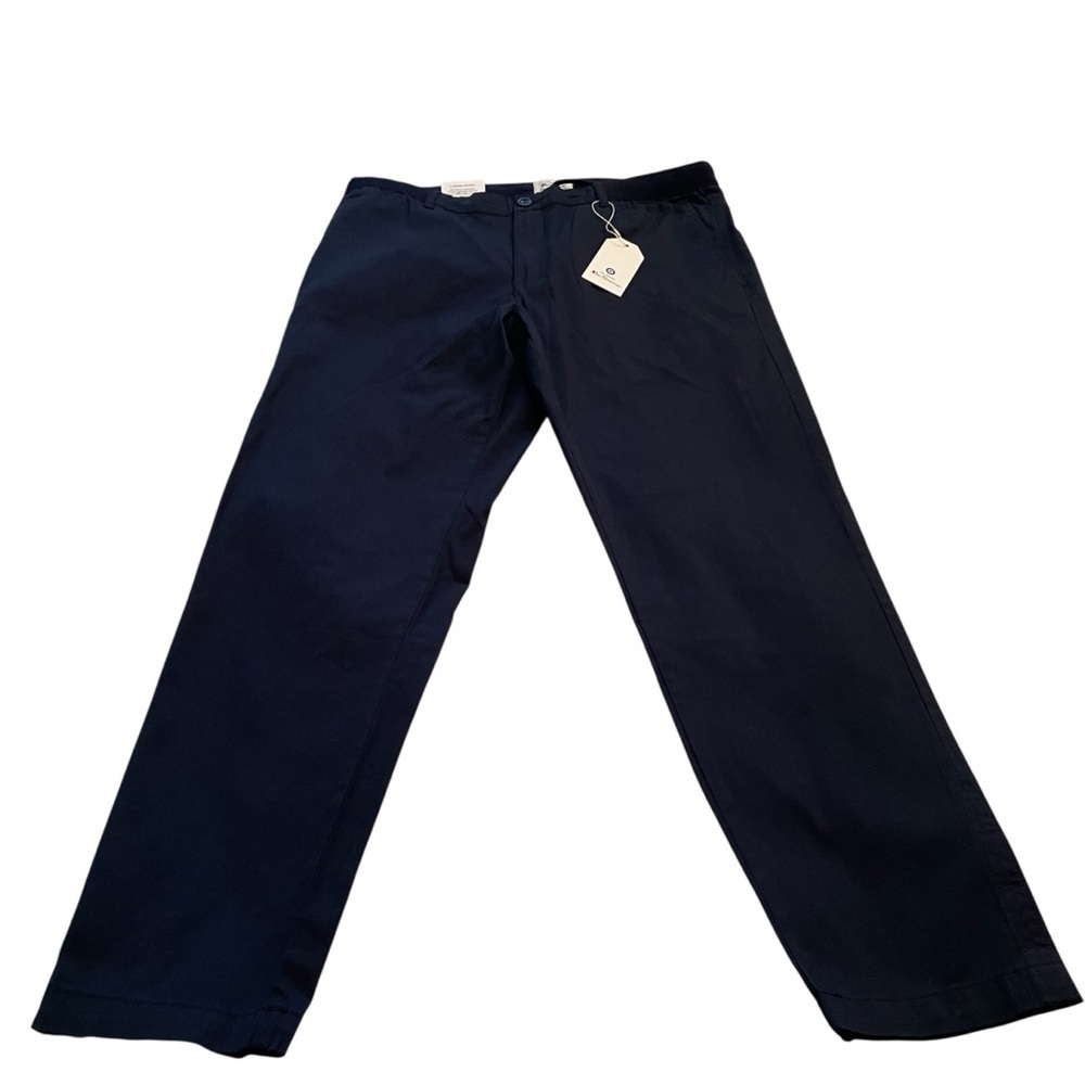 Ben Sherman Men's Navy Blue Pants-Slim Tapered Fit-Size 36 Waist-30 Long NWT